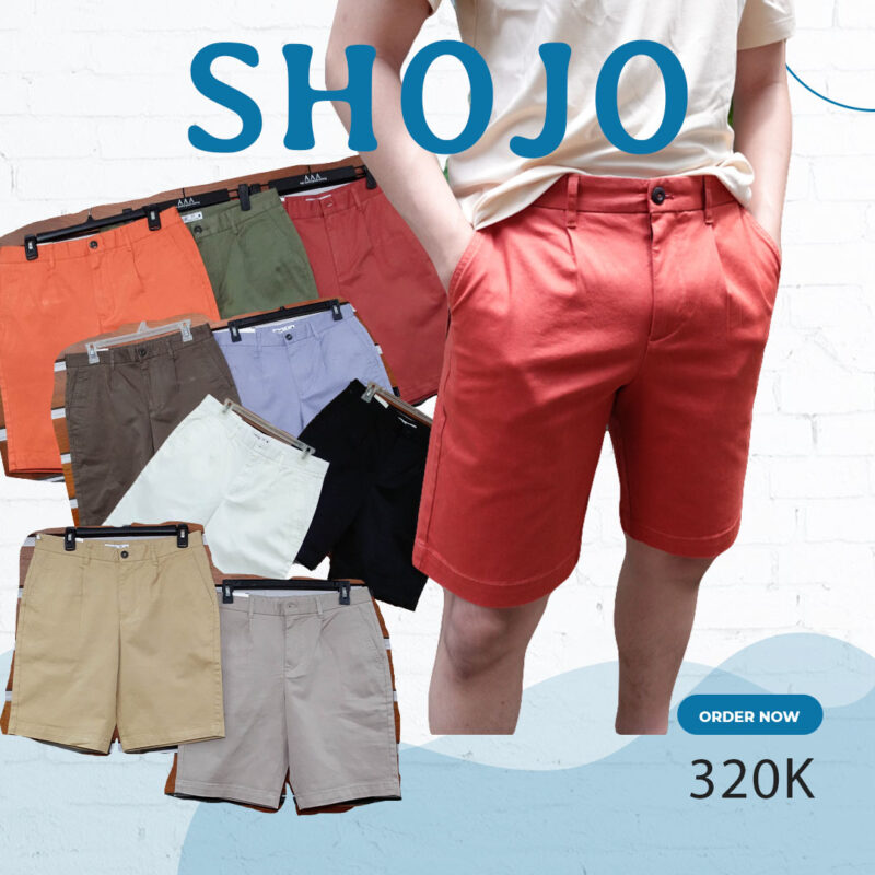 Short kaki nam thun slimfit