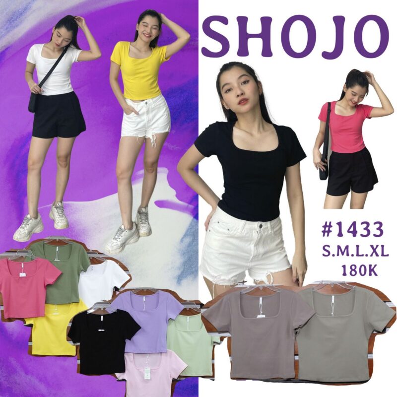 Áo thun nữ body cổ U Shojo